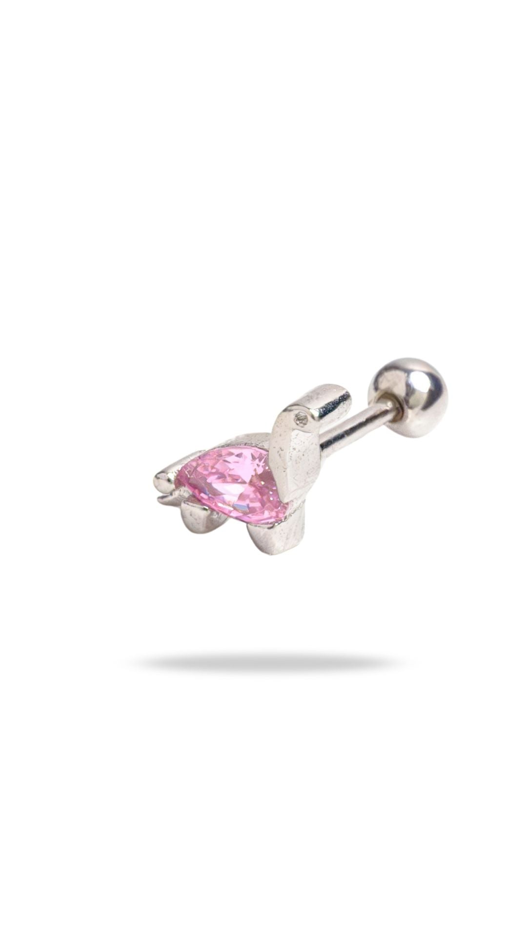 Pia Yuli-Pink Dinazor Piercing-Küpe-2-Milagron.com