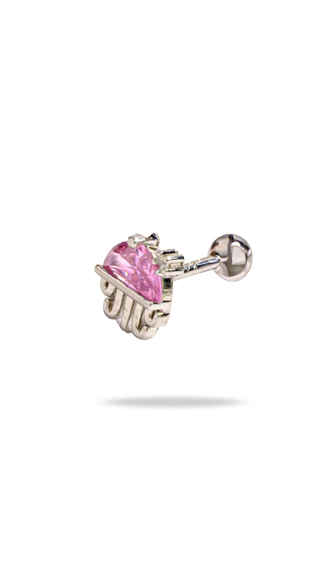 Pia Yuli-Pink Jellyfish Piercing-Küpe-2-Milagron.com
