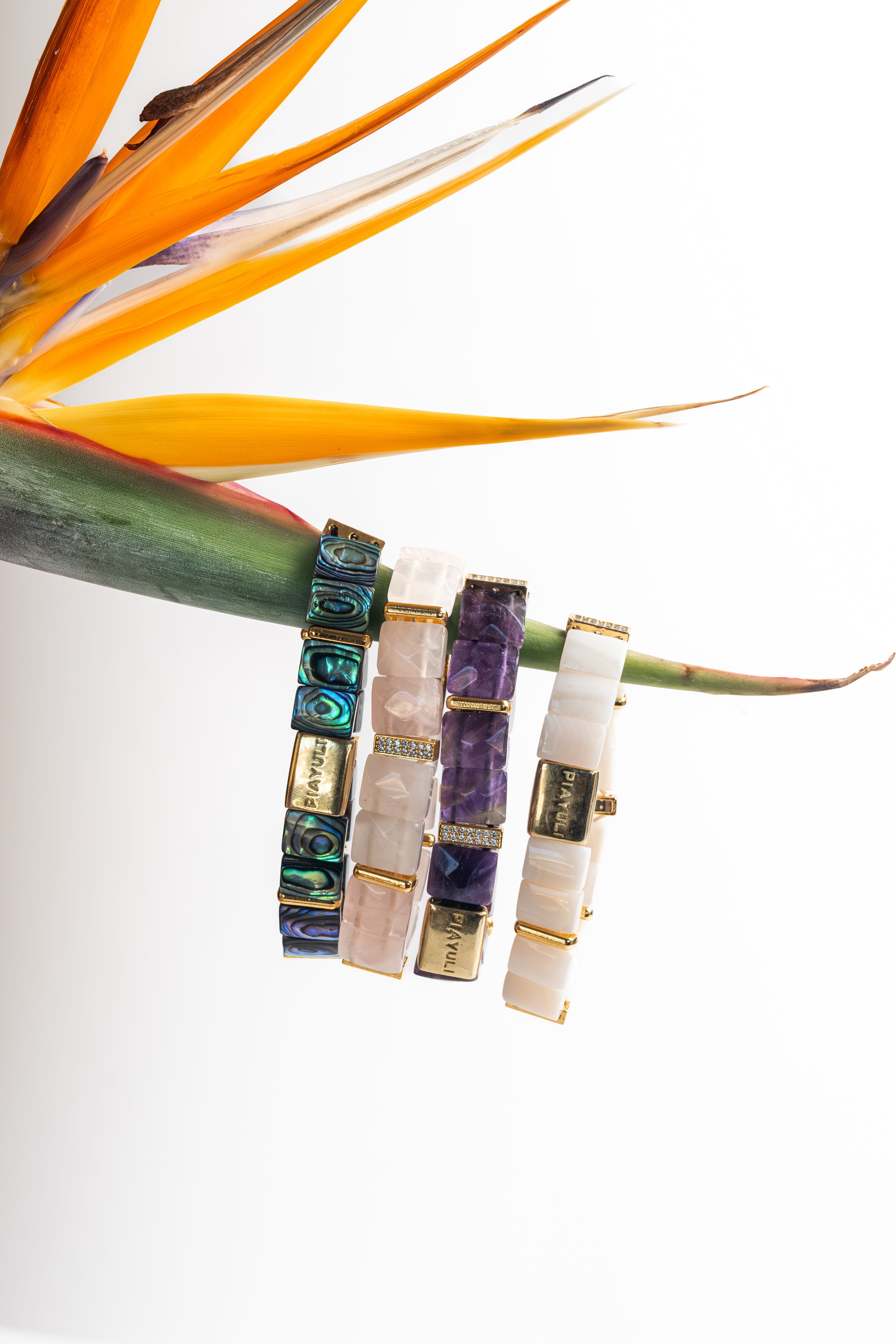 Pia Yuli-Sedef Doğal Taş | Doğanın Işıltısını Taşıyan Bileklik-Bileklik-2-Milagron.com