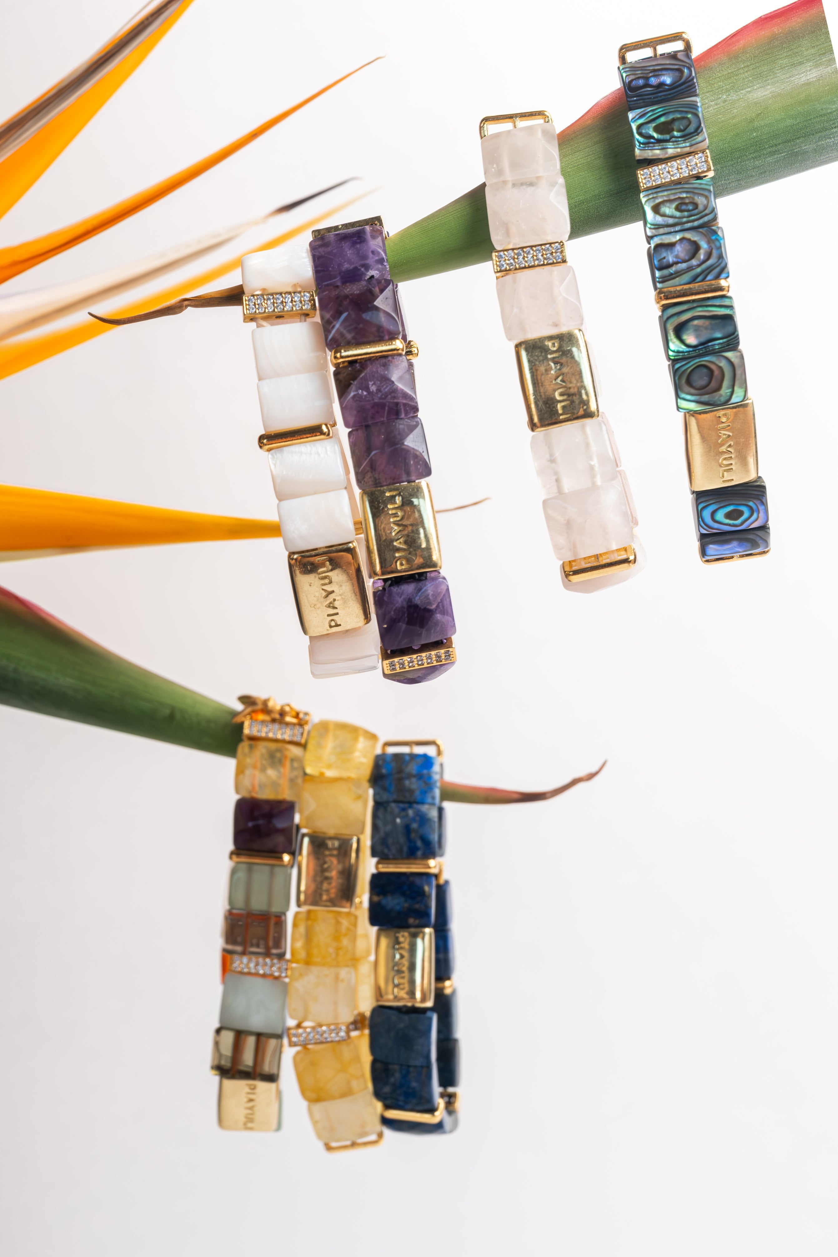 Pia Yuli-Sedef Doğal Taş | Doğanın Işıltısını Taşıyan Bileklik-Bileklik-3-Milagron.com