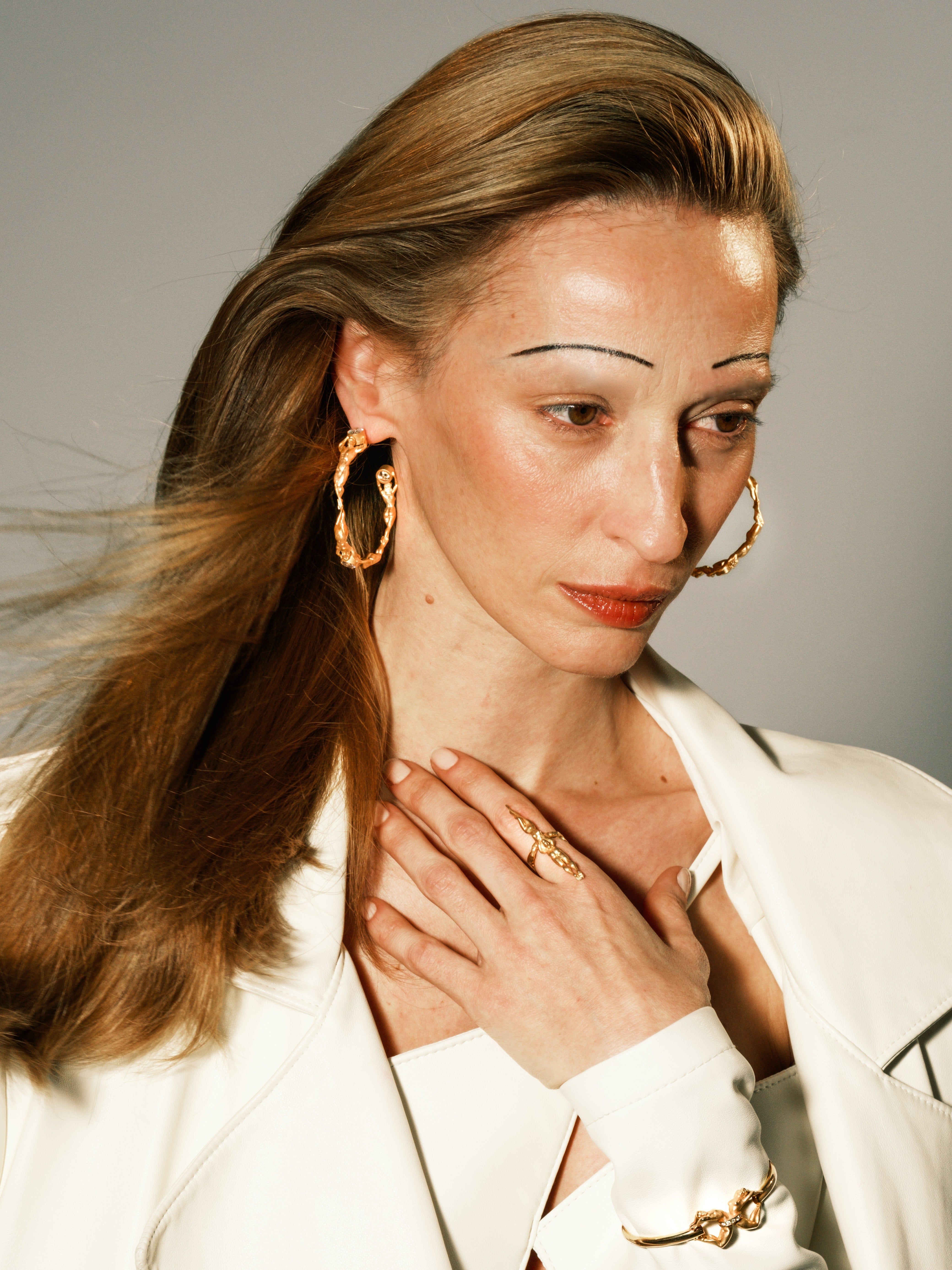 Pia Yuli-Soulmate Halka Küpe-Earring-2-Milagron.com