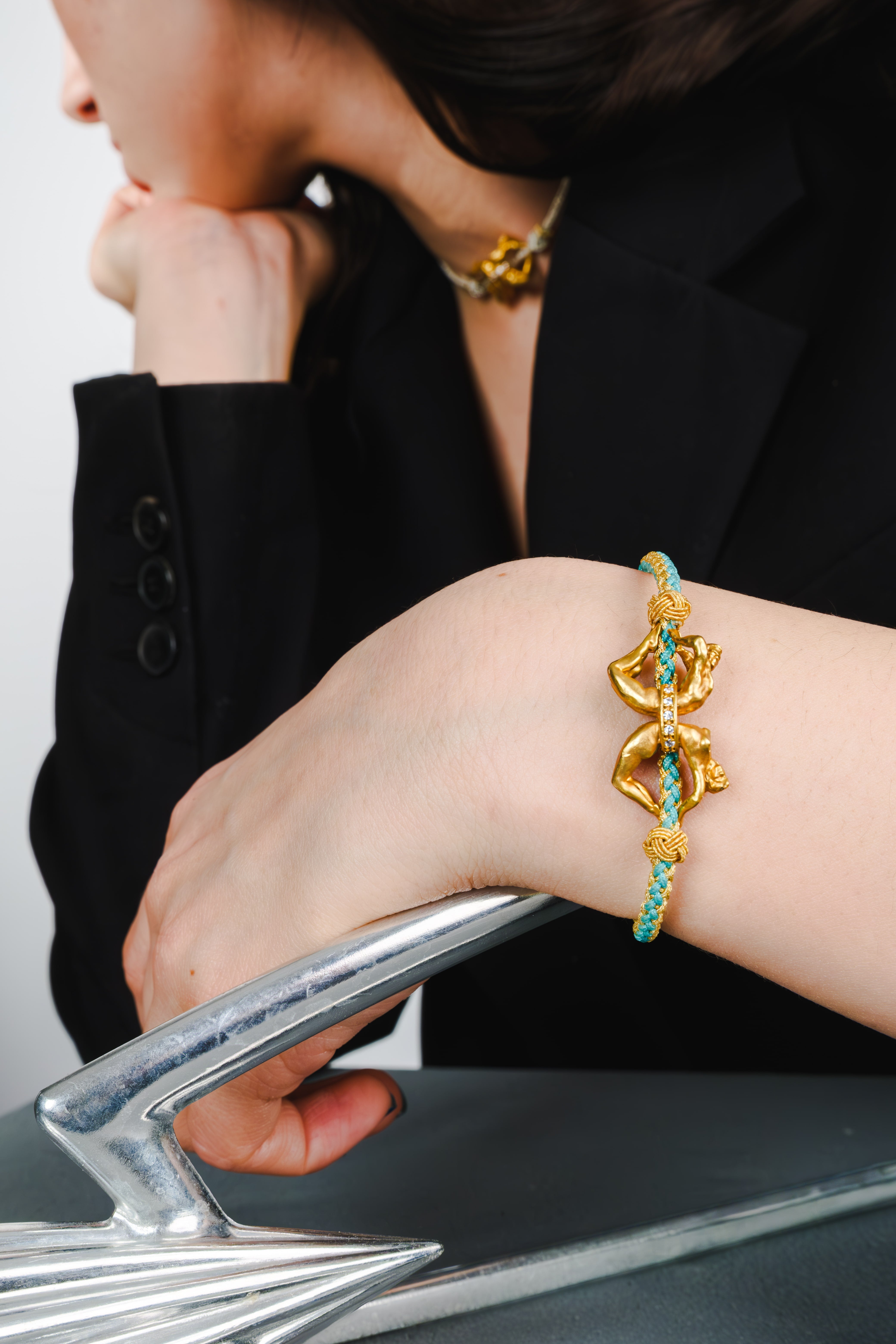 Pia Yuli-Unity Turquoise Bileklik-Bileklik-3-Milagron.com