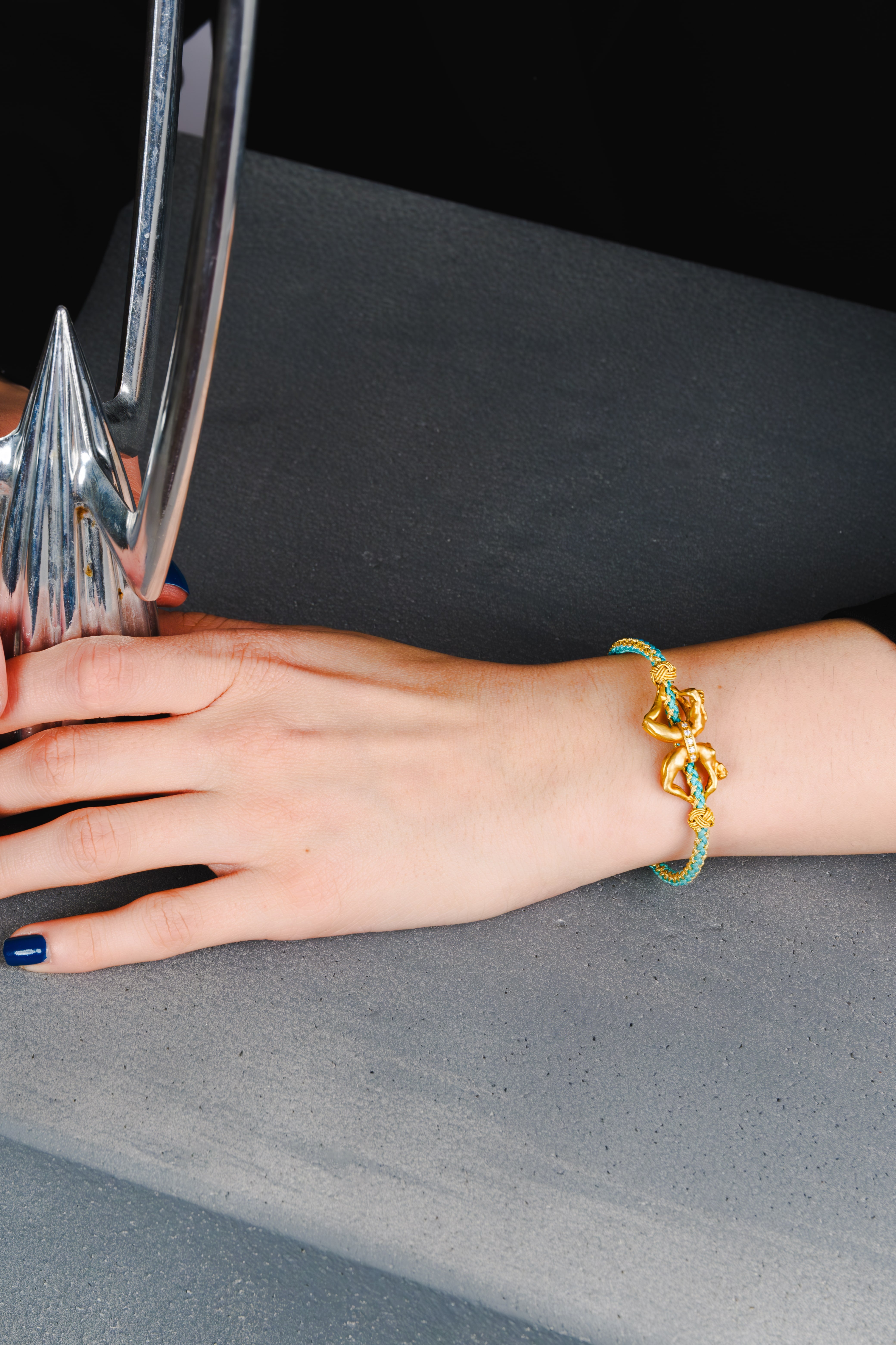 Pia Yuli-Unity Turquoise Bileklik-Bileklik-4-Milagron.com