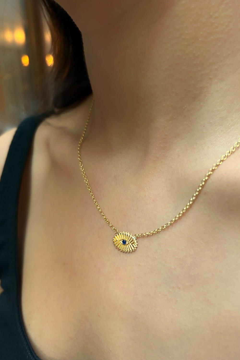 Pia&Co-Anya Taşlı Göz Kolye-Kolye-3-Milagron.com