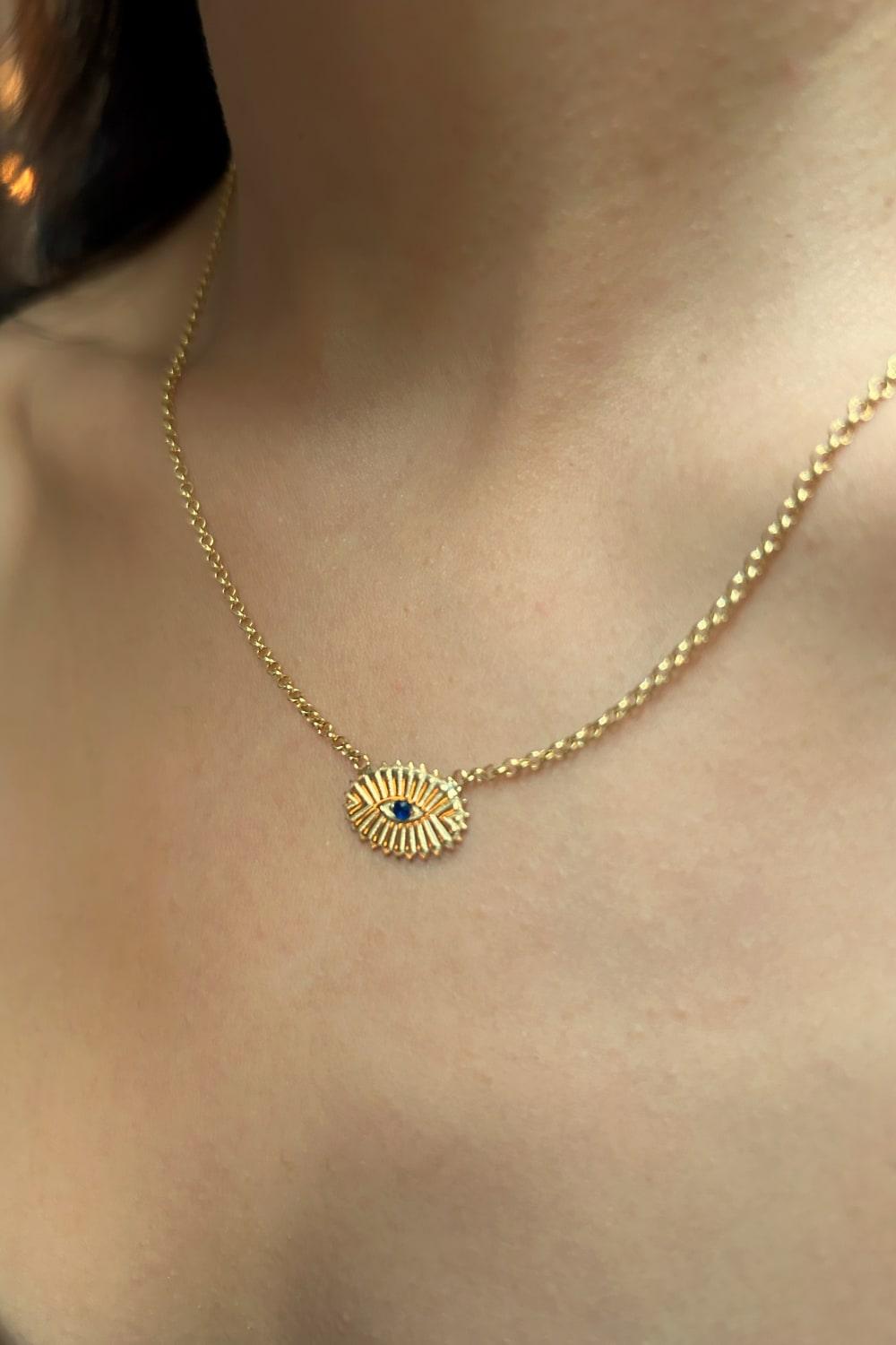 Pia&Co-Anya Taşlı Göz Kolye-Kolye-4-Milagron.com