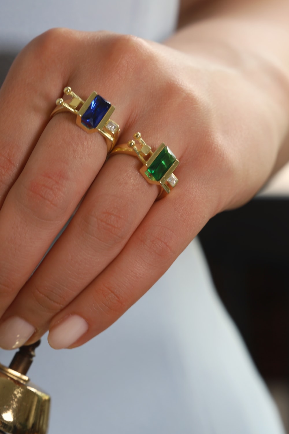 Pia&Co-Ecke Taşlı Yüzük-Yüzük-3-Milagron.com