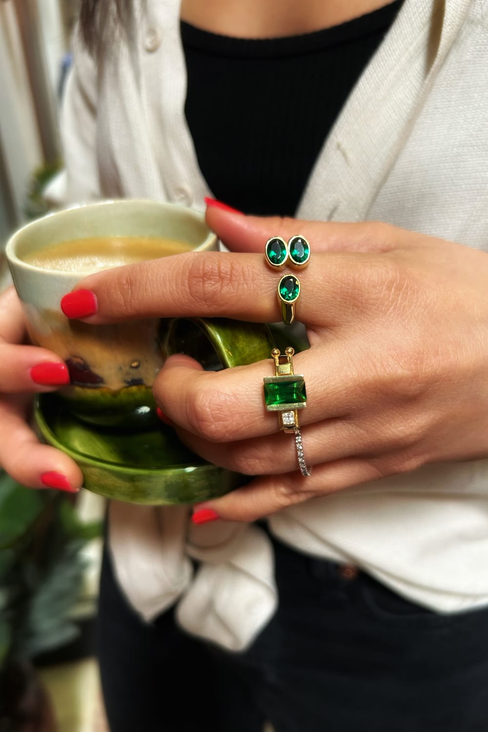 Pia&Co-Ecke Taşlı Yüzük-Yüzük-5-Milagron.com