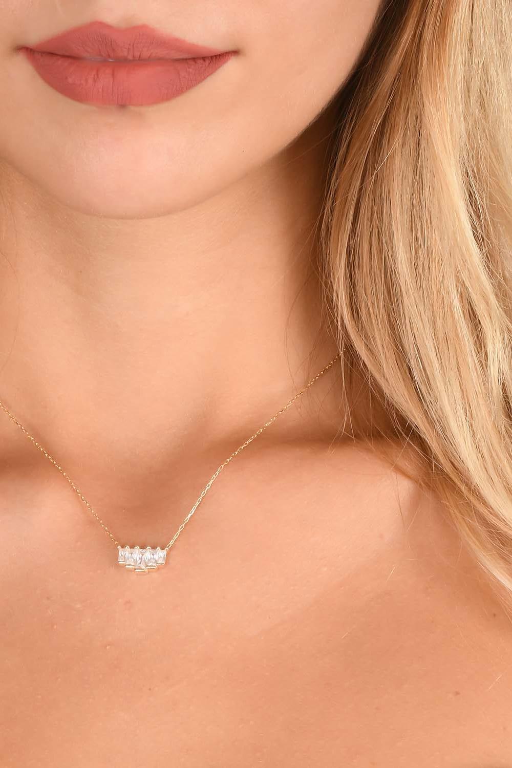 Pia&Co-Gemma Baget Taşlı Kolye-Kolye-1-Milagron.com