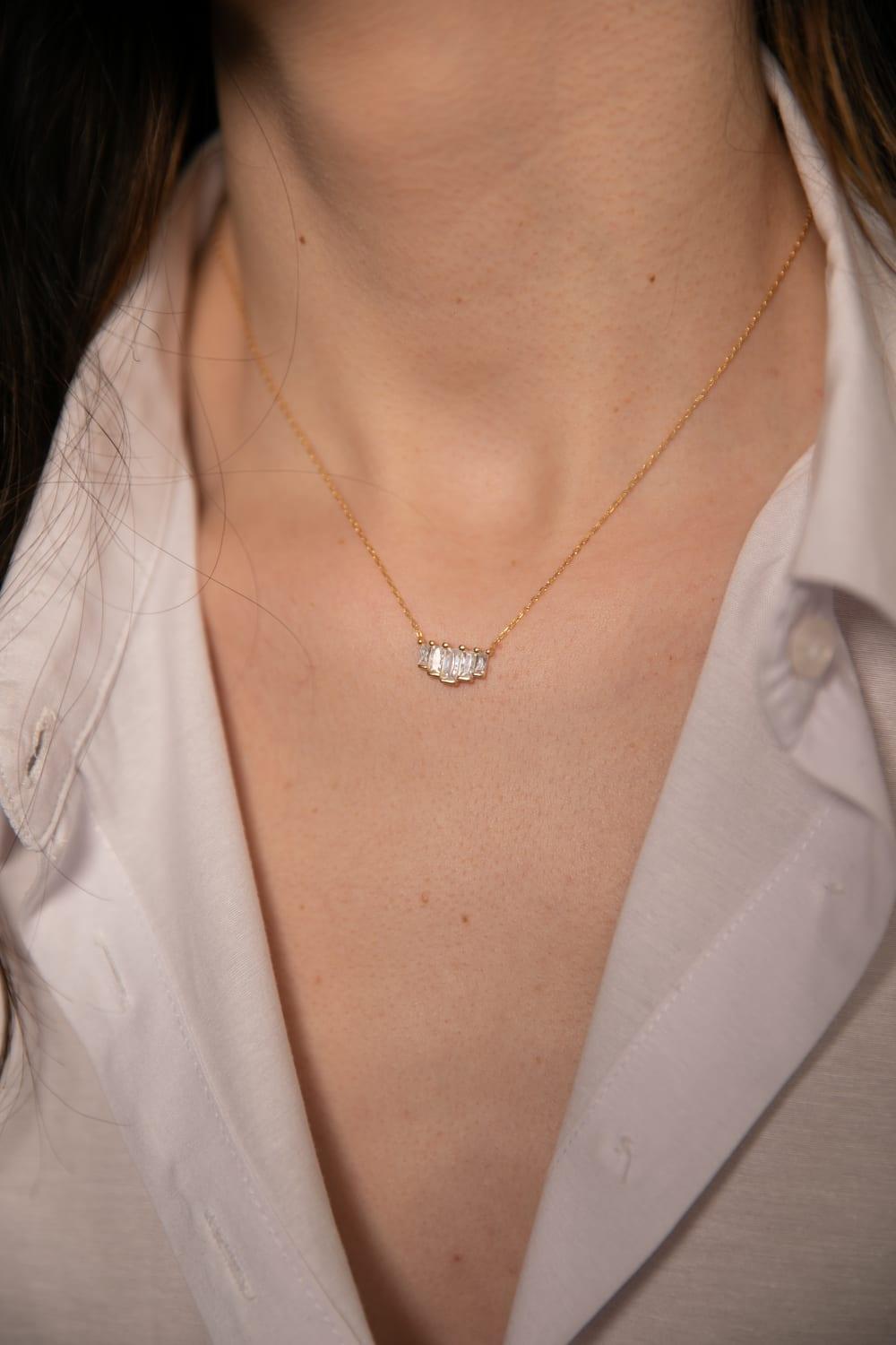 Pia&Co-Gemma Baget Taşlı Kolye-Kolye-5-Milagron.com