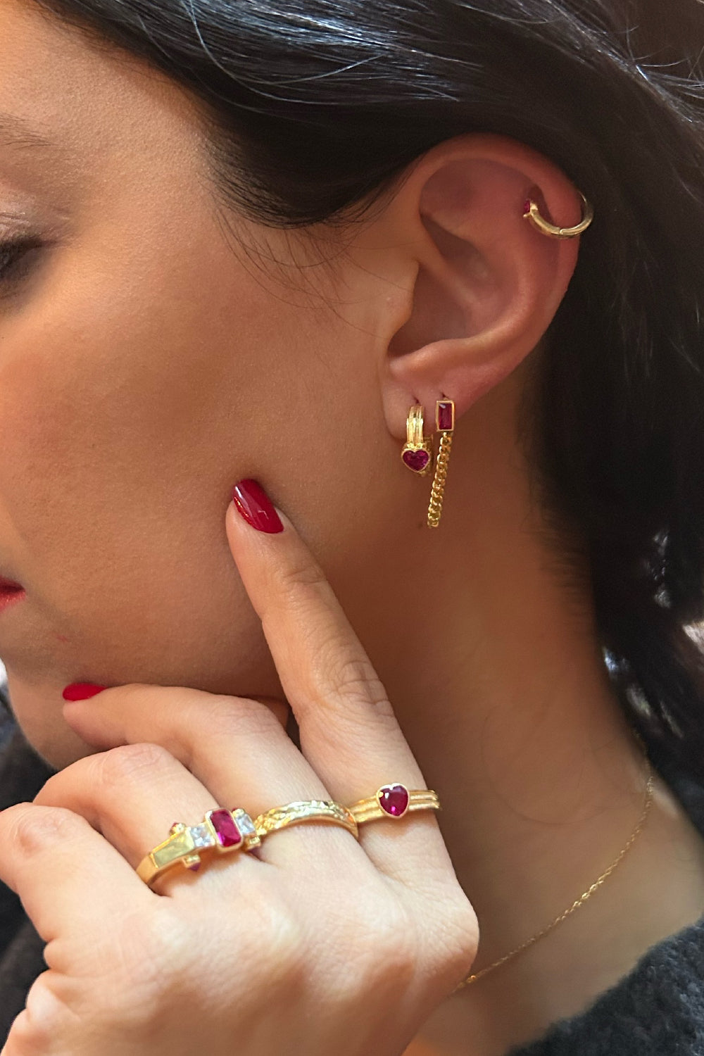 Pia&Co-Histo Dokulu Gümüş Yüzük-Yüzük-2-Milagron.com