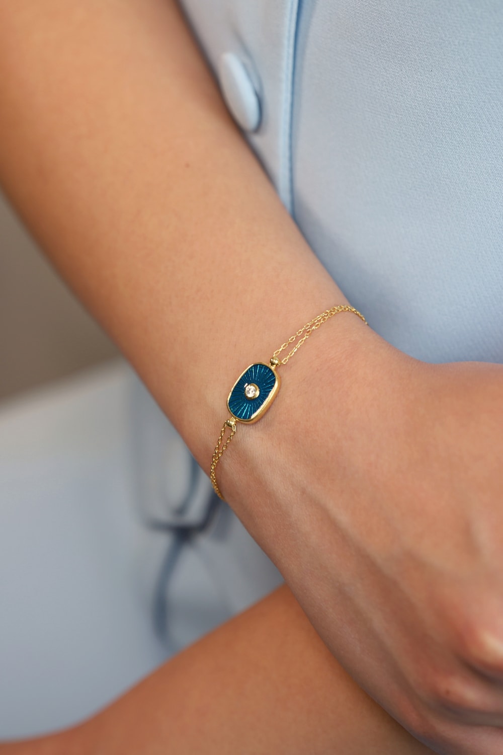 Pia&Co-Maly - Mine Kaplamalı Gümüş Bileklik-Bileklik-2-Milagron.com