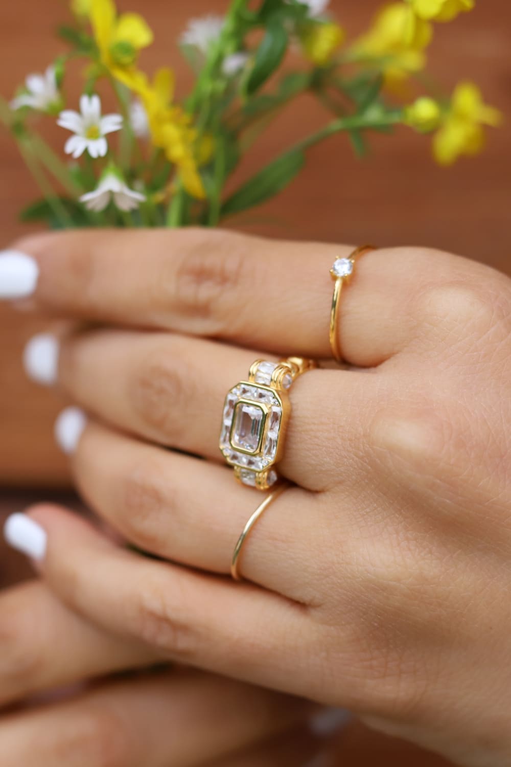 Pia&Co-Pera Taşlı Gümüş Yüzük-Yüzük-1-Milagron.com