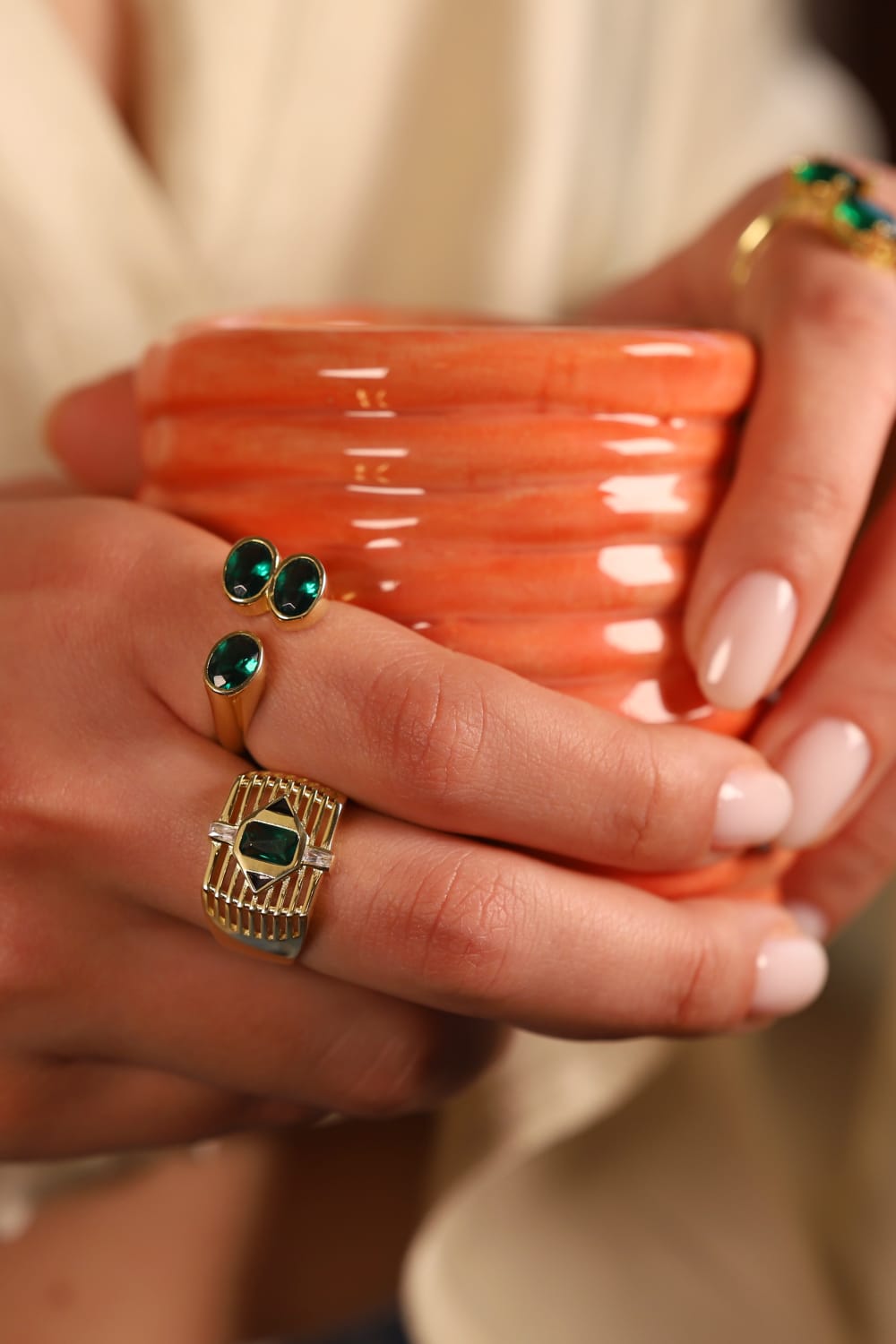 Pia&Co-Tulo Taşlı Ayarlanabilir Yüzük-Yüzük-2-Milagron.com