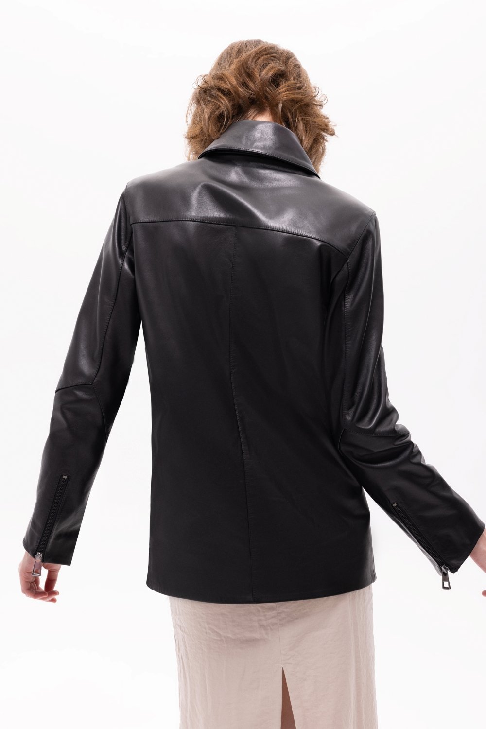 Pica Noir-Pleione Deri Ceket-Deri Mont-3-Milagron.com