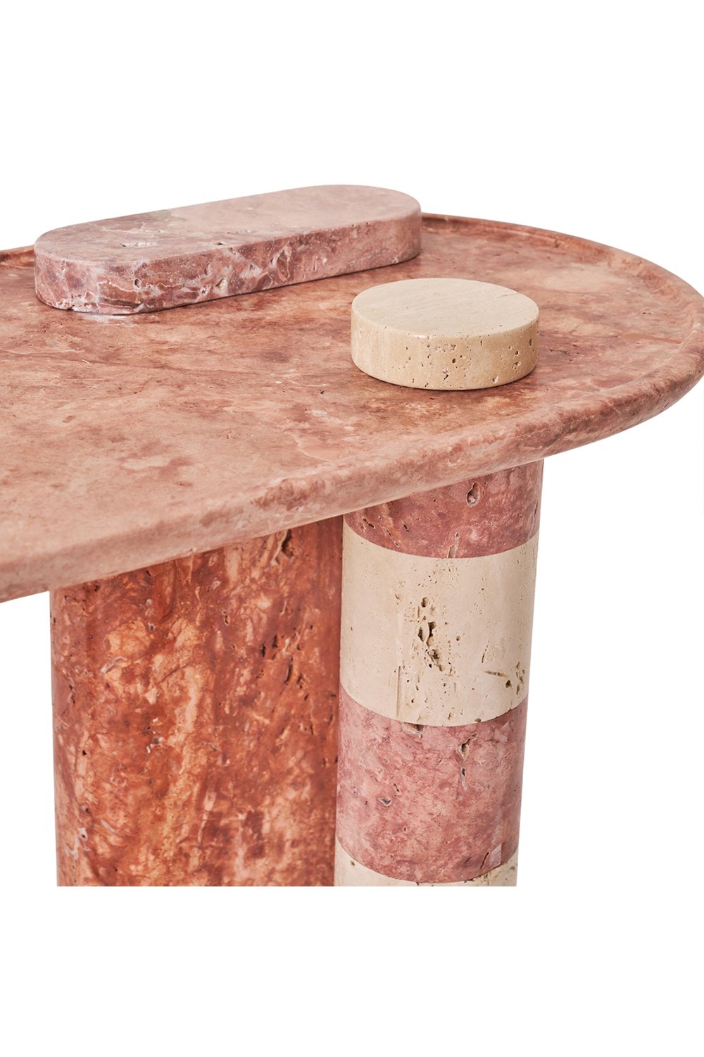 Pietra Collection-Colorato-pembe Traverten Dresuar-Dresuar & Konsol-3-Milagron.com