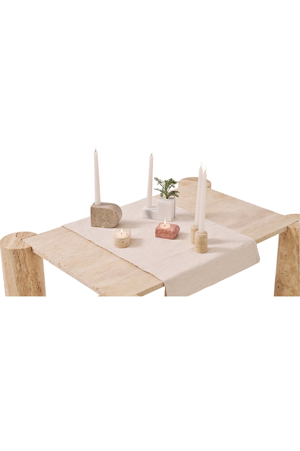 Pietra Collection-Rettangolo Traverten Orta Sehpa-Sehpa-2-Milagron.com