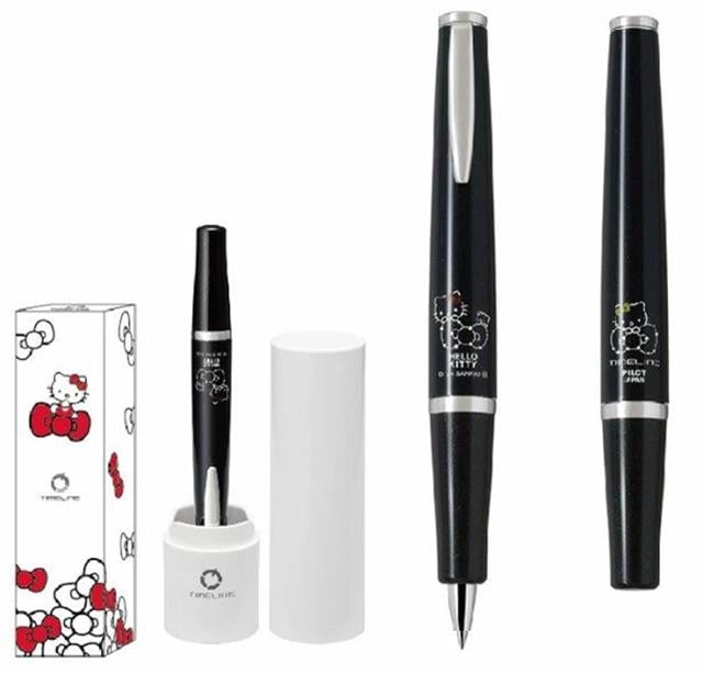 Pilot-Timeline Hello Kitty 50th Anniversary Limited Edition 0.5mm Oil Based Ballpoint Pen Tükenmez Kalem Siyah-Tükenmez Kalem-5-Milagron.com