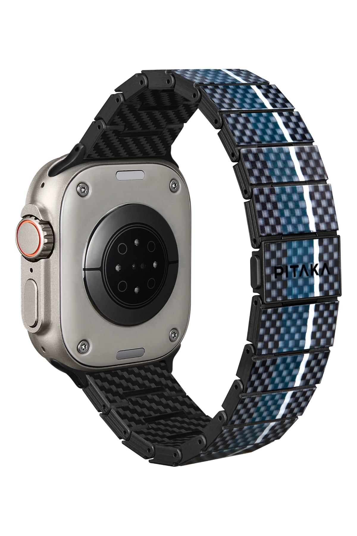 Apple Watch / Ultra Uyumlu Karbon Fiber Kordon Moon