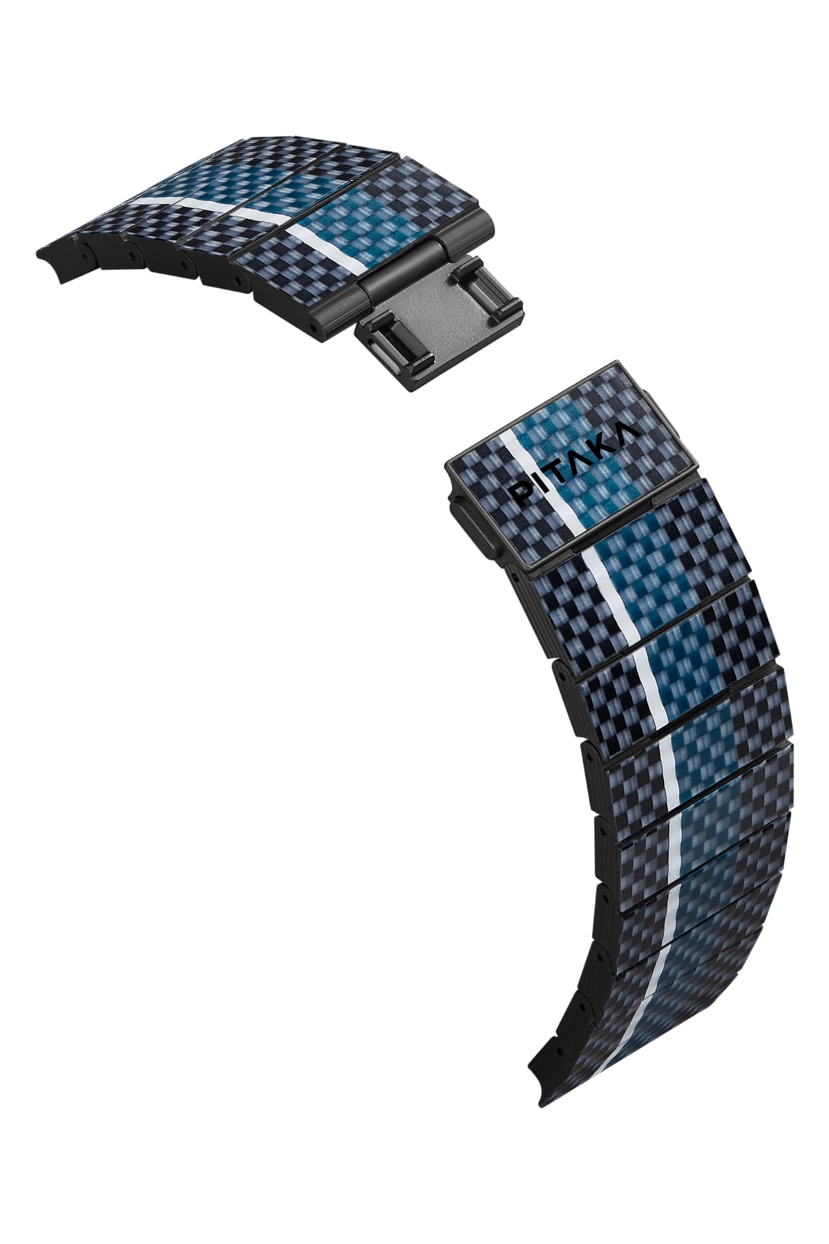 Apple Watch / Ultra Uyumlu Karbon Fiber Kordon Moon