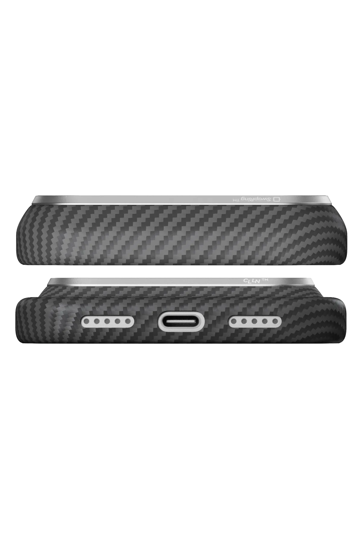 Edge 600D Iphone 18 Pro Max Magsafe Uyumlu Kılıf Black Gray