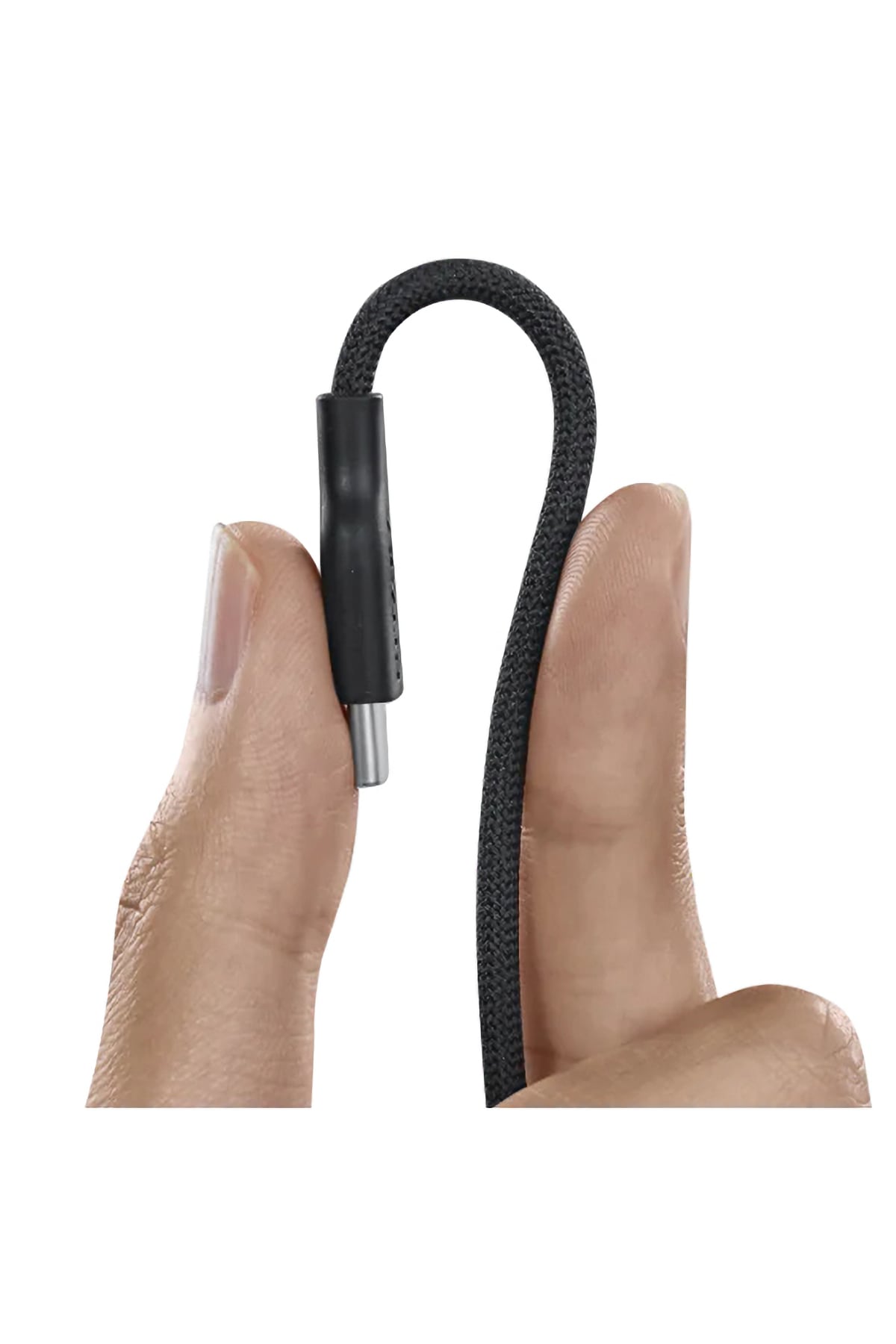 Flex Braided Örgü Type-C To Type-C 60W Pd Hızlı Data Ve Şarj Kablosu 1.2M Siyah