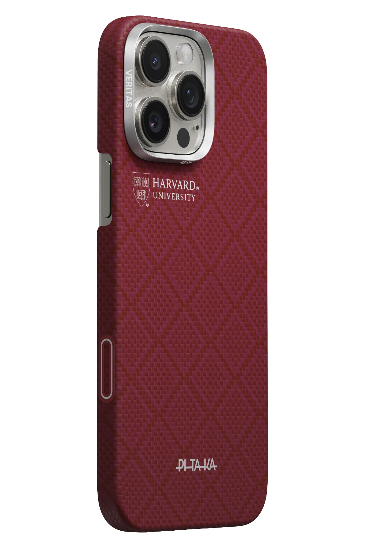 Harvard Crimson Iphone 16 Pro Max Magsafe Aramid Fiber Kılıf