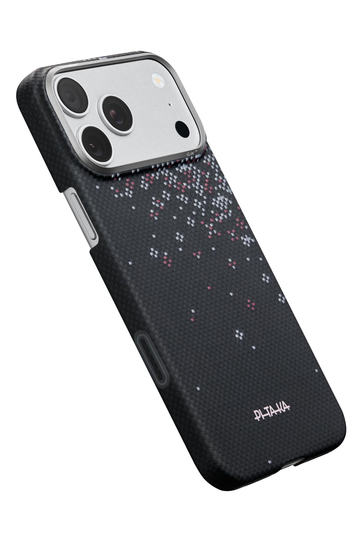 Sakura Hours Iphone 17 Pro Magsafe Uyumlu Aramid Fiber Kılıf Midnight Black