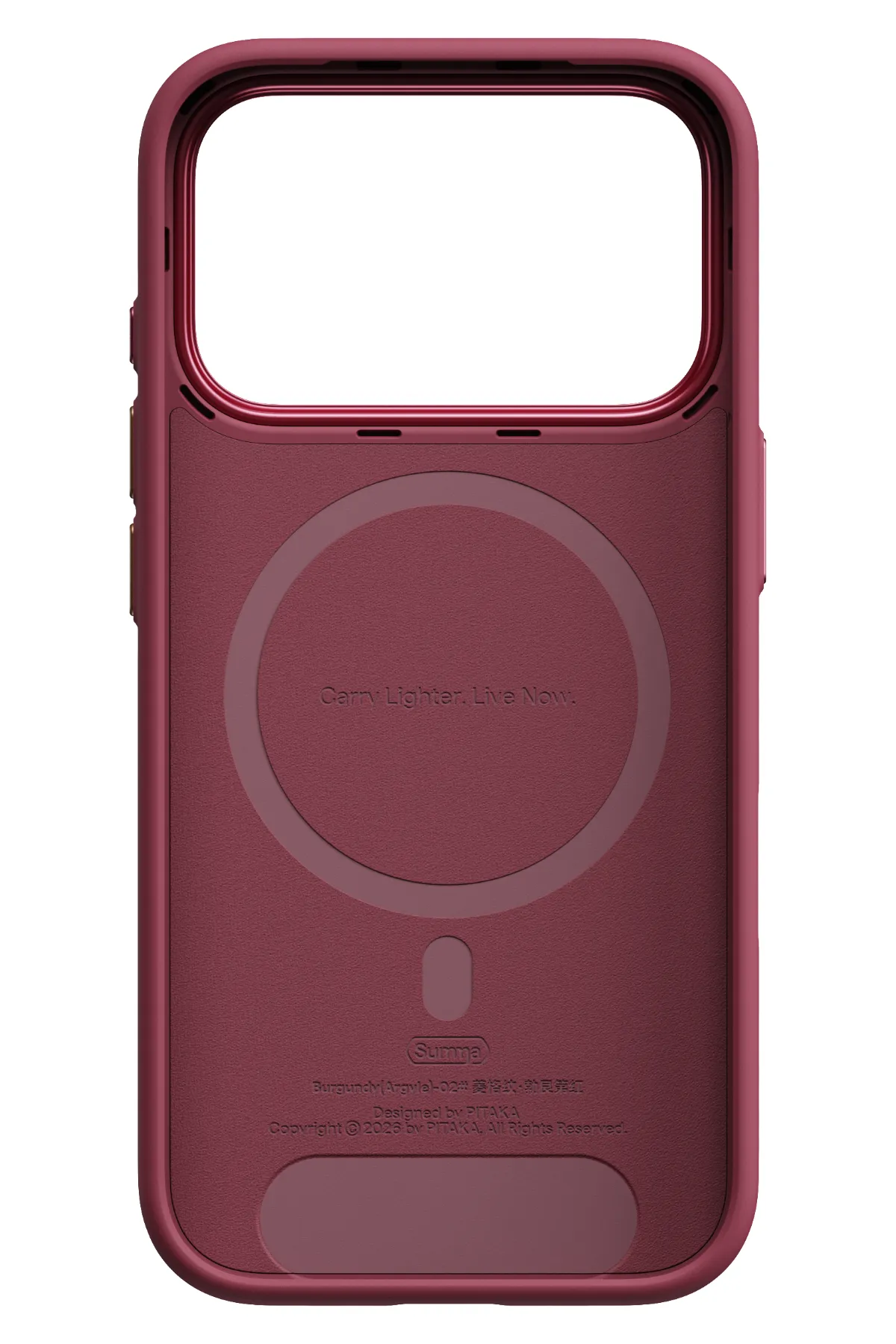 Summa Iphone 18 Pro Magsafe Uyumlu Kılıf Burgundy