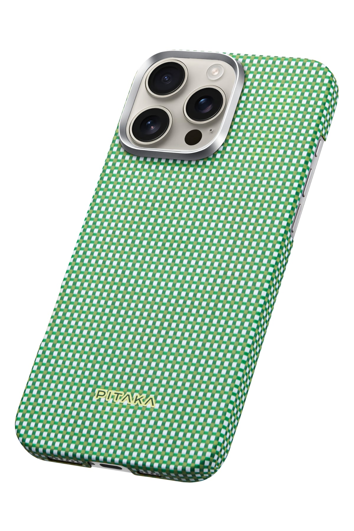 Ultra Slim Iphone 16 Pro Max Magsafe Uyumlu Aramid Fiber Kılıf Forest Green