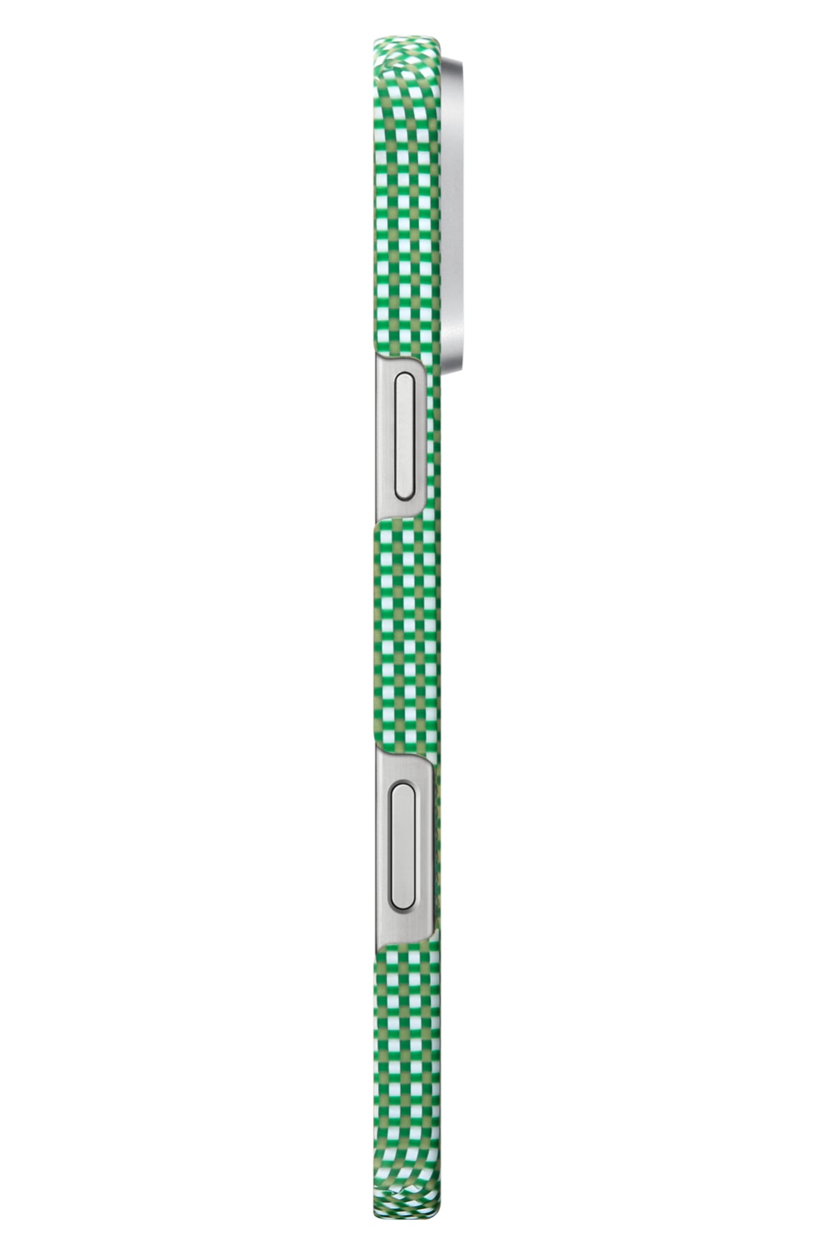 Ultra Slim Iphone 16 Pro Max Magsafe Uyumlu Aramid Fiber Kılıf Forest Green