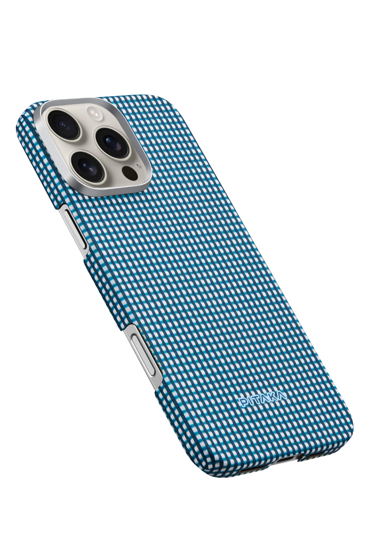 Ultra Slim Iphone 16 Pro Max Magsafe Uyumlu Aramid Fiber Kılıf Ocean Blue