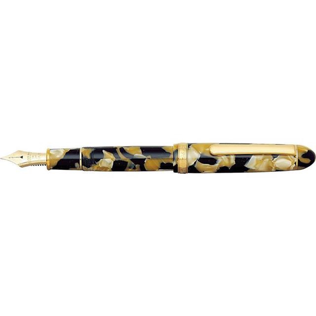 Platinum-#3776 Century Celluloid Calico Dolma Kalem 14 K Altın M Uç-Dolma Kalem-2-Milagron.com