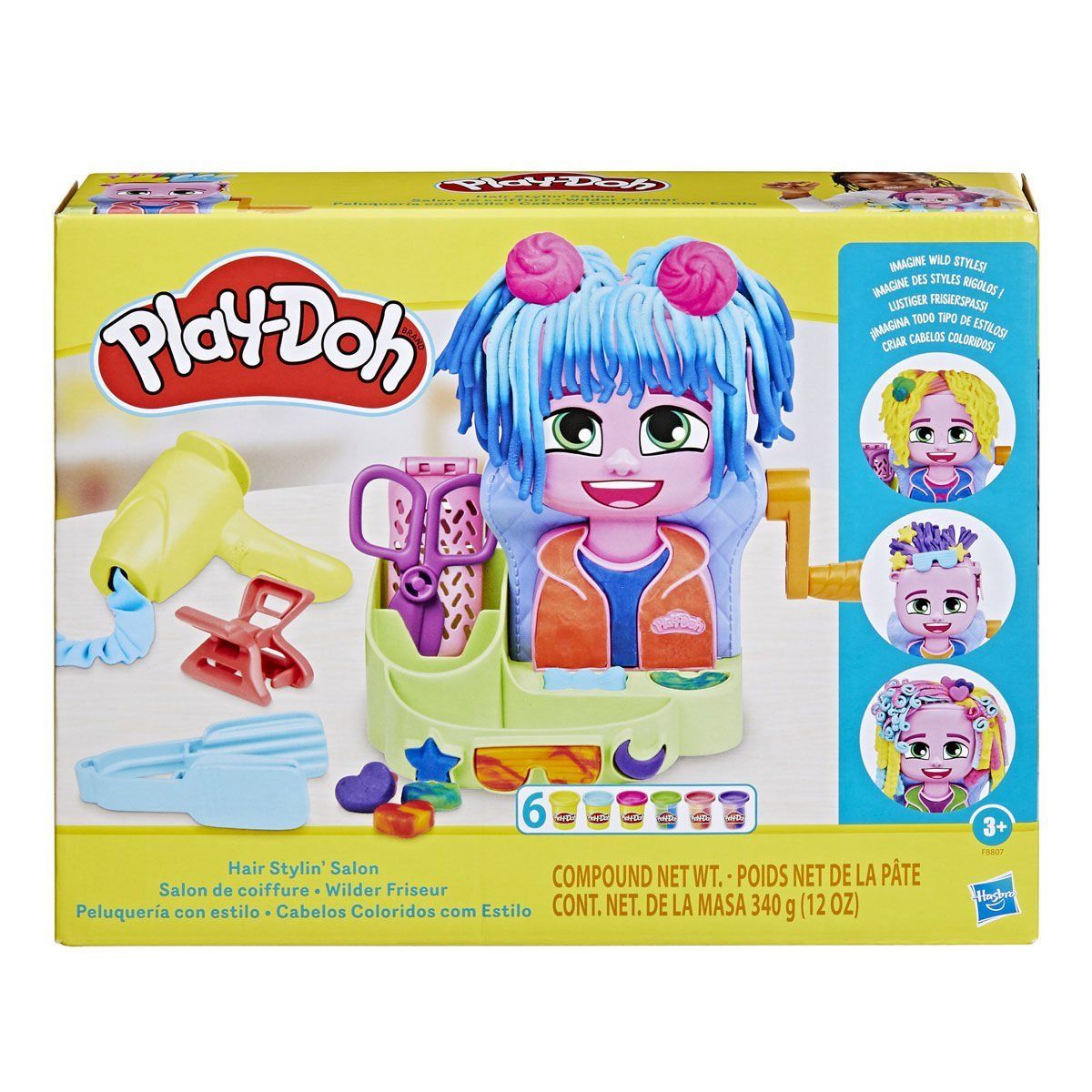 Play Doh-Renkli Kuaför Salonu+3 Yaş-Oyun Hamurları ve Setleri-1-Milagron.com