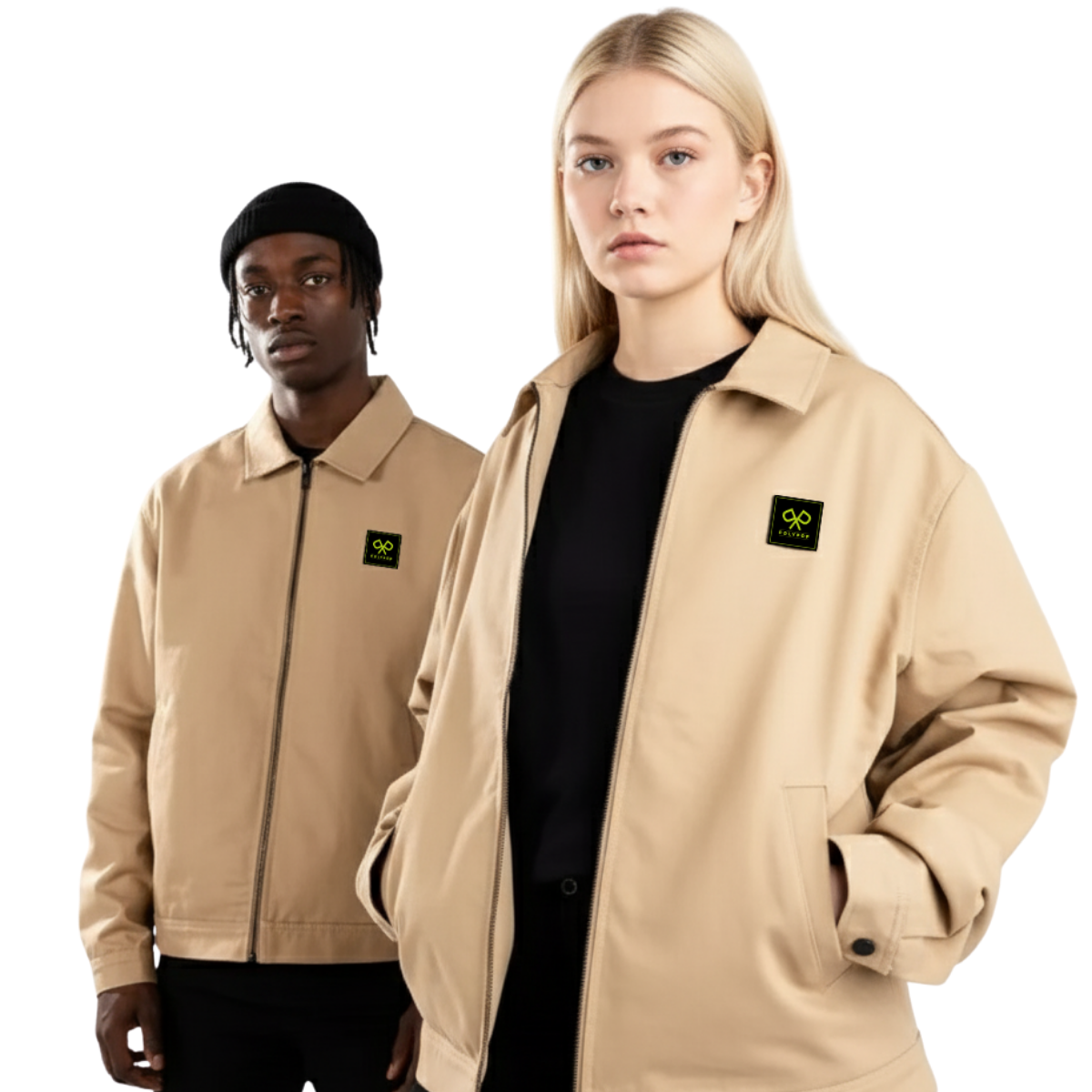 Polypop Wawwa Gabardin Krem Ceket Unisex