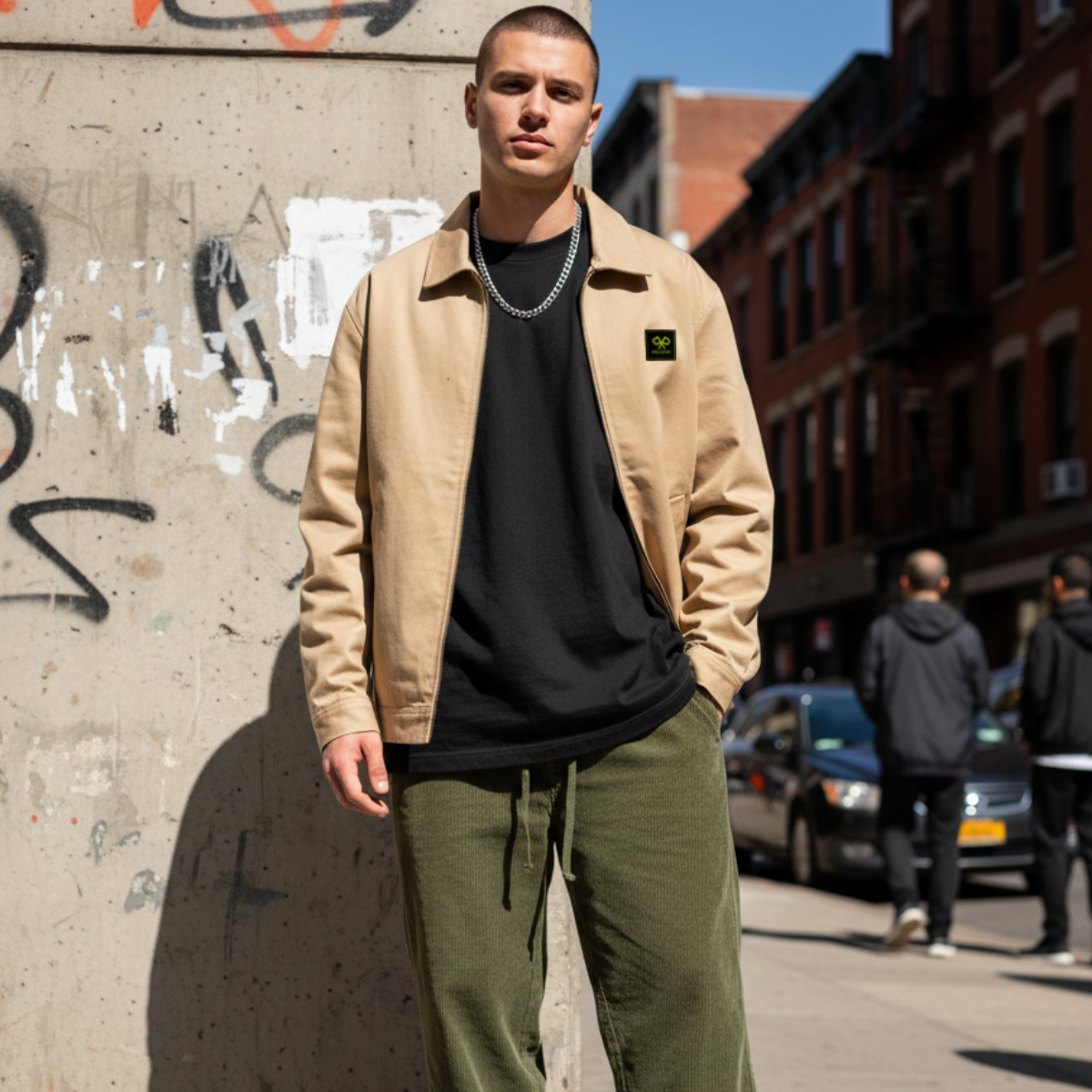 Polypop Wawwa Gabardin Krem Ceket Unisex