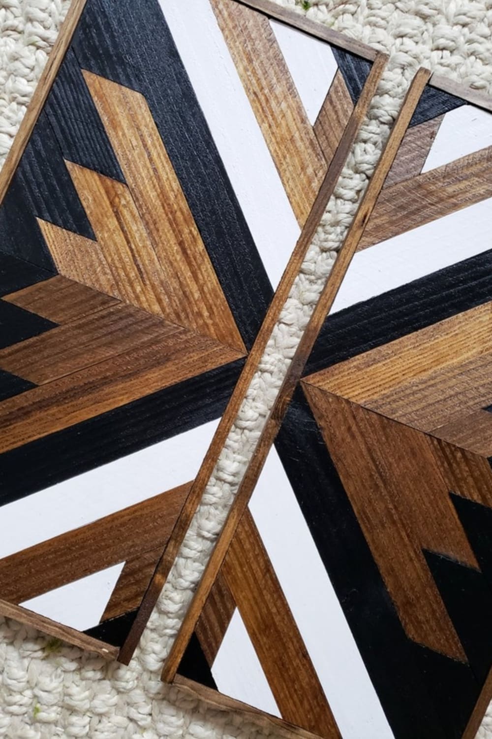 Postotto Design Studio-Sessiz Çizgiler Ahşap Tablo/pano-Tablo-3-Milagron.com