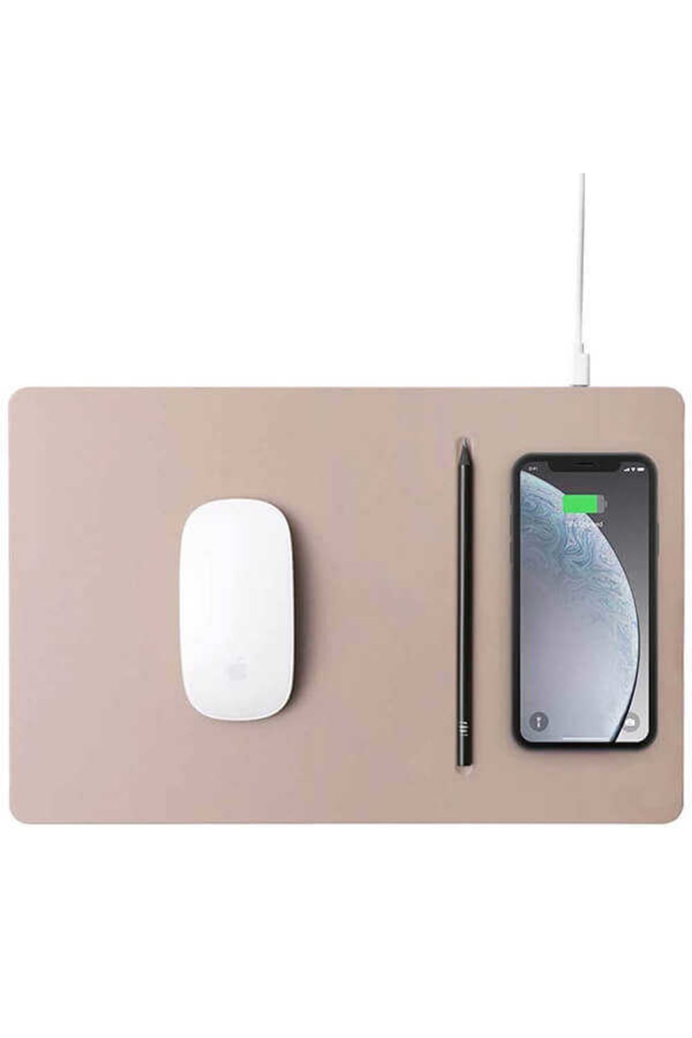 Pout-Hands 3 Pro Latte Cream Wireless Şarjlı Mouse Pad - FAST CHARGING-Mouse Pad-1-Milagron.com