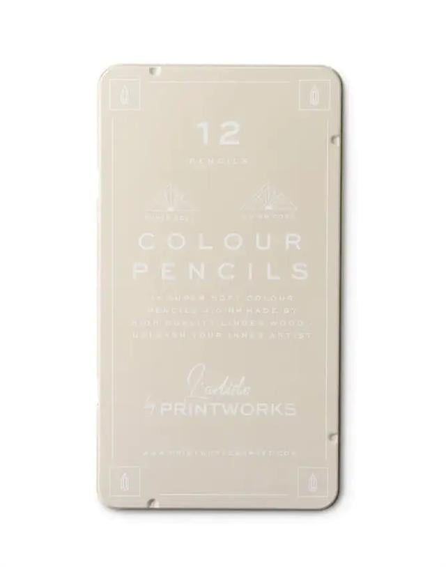 Printworks-12 Colours Renkli çizim Kalem Seti-Çizim Kalemleri-2-Milagron.com