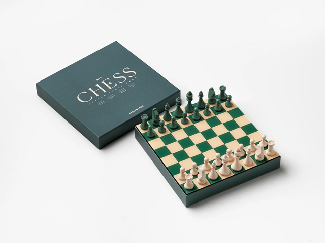 Printworks-Classic Board Games Chess, Green Satranç Seti-YAŞAM & KEYİF-2-Milagron.com