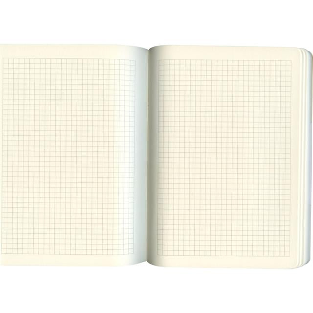 Pulko-Defter 110gr Ivory Kağıt, A5, Termo Deri, 224 Sayfa, Kareli, 047, Siyah-Kareli-2-Milagron.com
