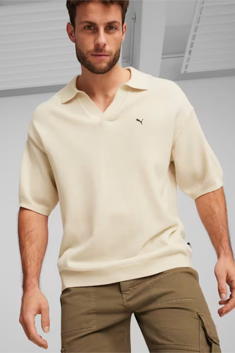 Puma-Basketball Nostalgia Knitted Polo-Alpine Snow-Sweatshirts & Hoodies-1-Milagron.com