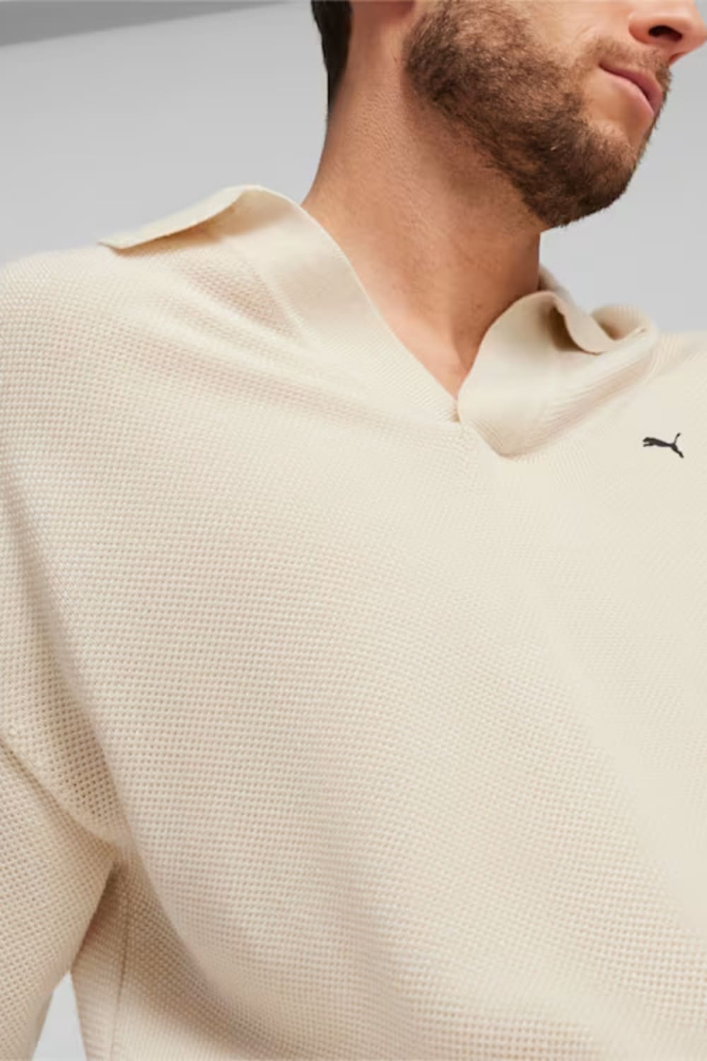 Puma-Basketball Nostalgia Knitted Polo-Alpine Snow-Sweatshirts & Hoodies-2-Milagron.com