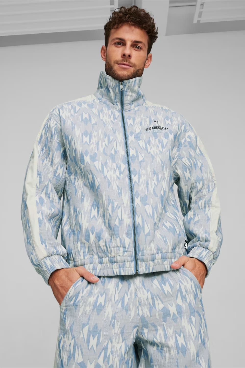 Puma-Basketball Nostalgia T7 Track Jacket-Zen Blue-Ceket-1-Milagron.com