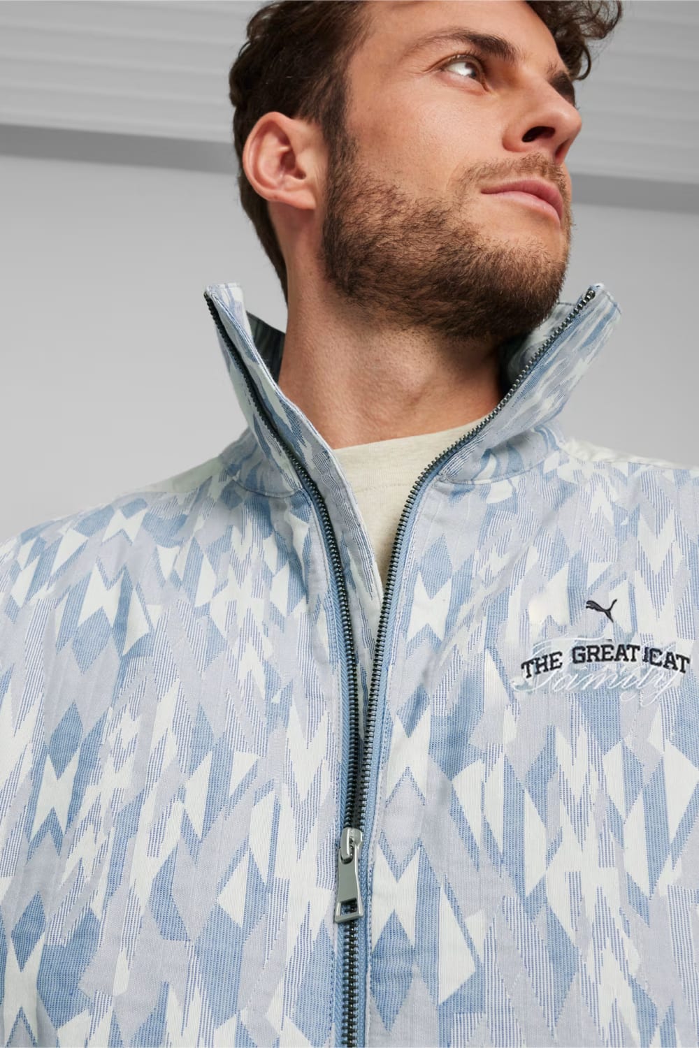 Puma-Basketball Nostalgia T7 Track Jacket-Zen Blue-Ceket-3-Milagron.com