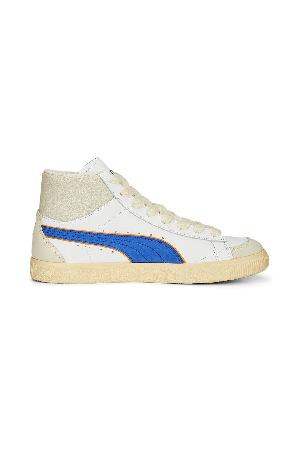 Puma-Clyde Mid Bball Rhuigi PUMA White-Royal-Sneakers-1-Milagron.com