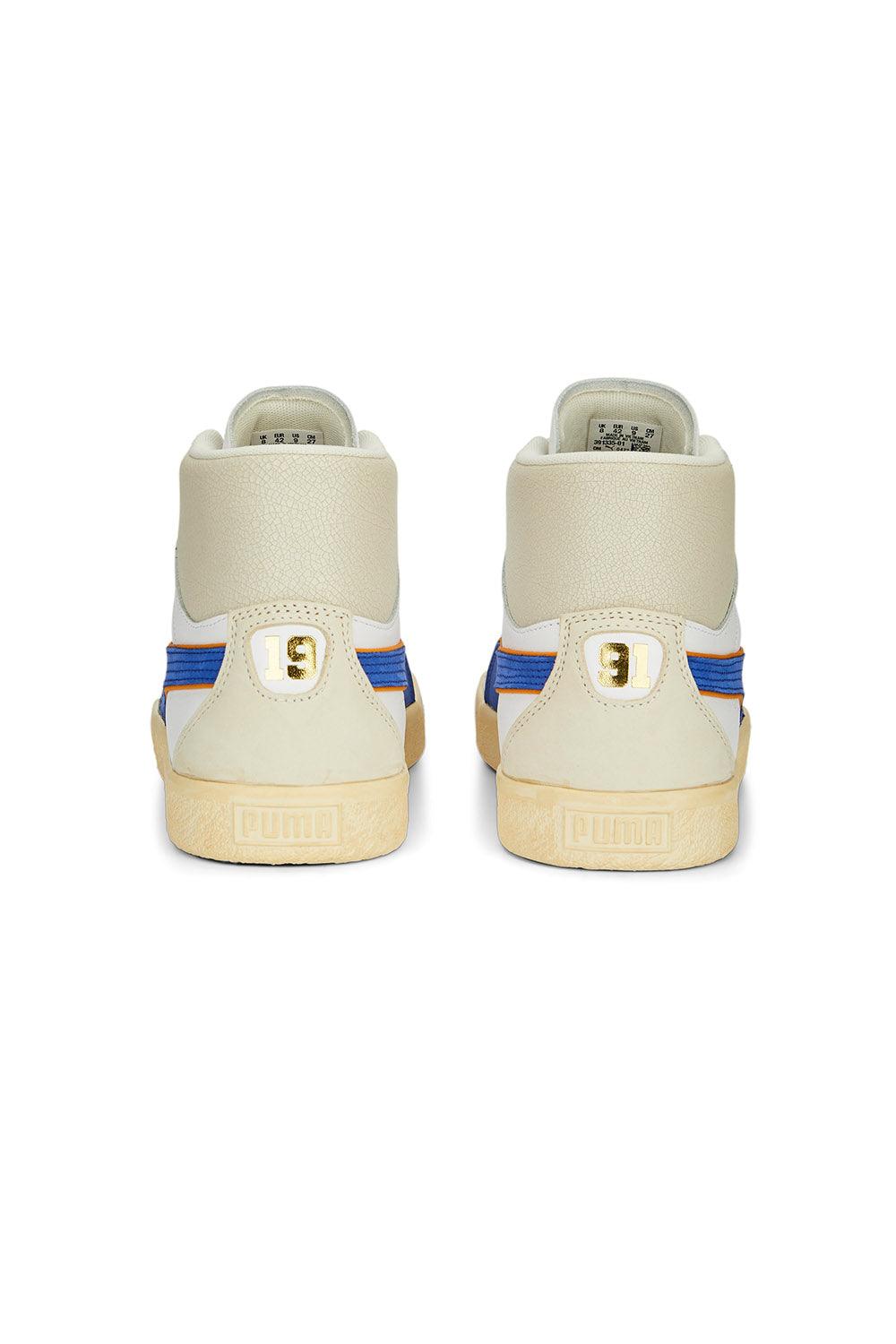 Puma-Clyde Mid Bball Rhuigi PUMA White-Royal-Sneakers-4-Milagron.com