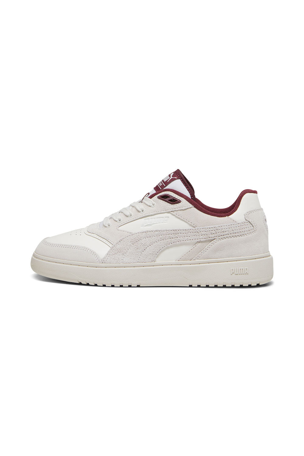 Puma-Doublecourt PRM Warm White Dark Jasper-Sneakers-5-Milagron.com