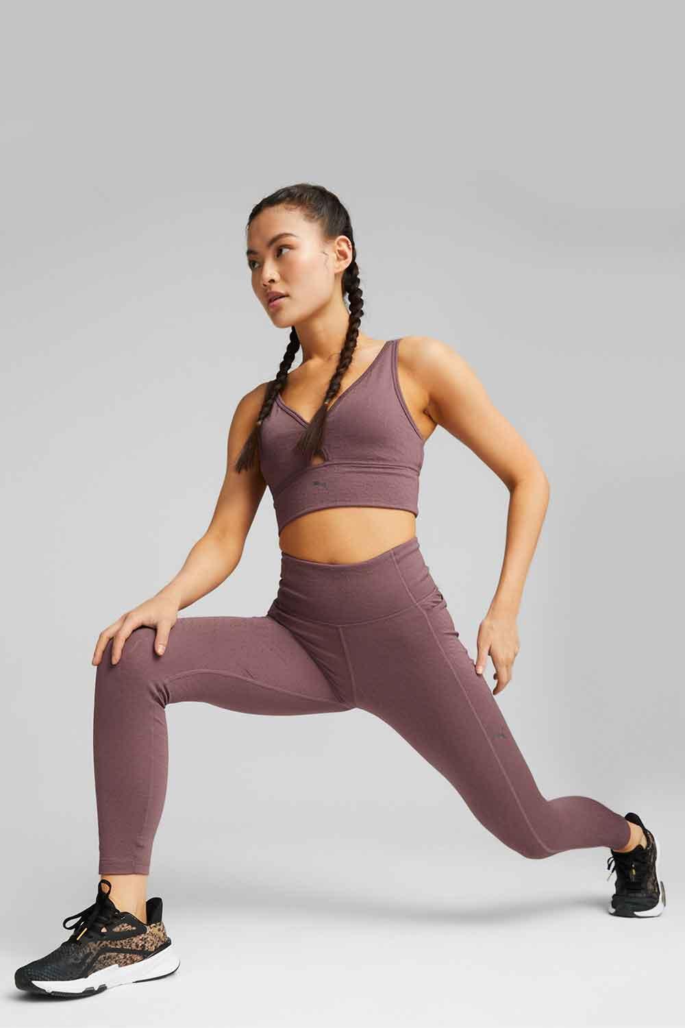 Puma-Flawless High Waist 7/8 Tight Dusty Plum-Tayt-1-Milagron.com