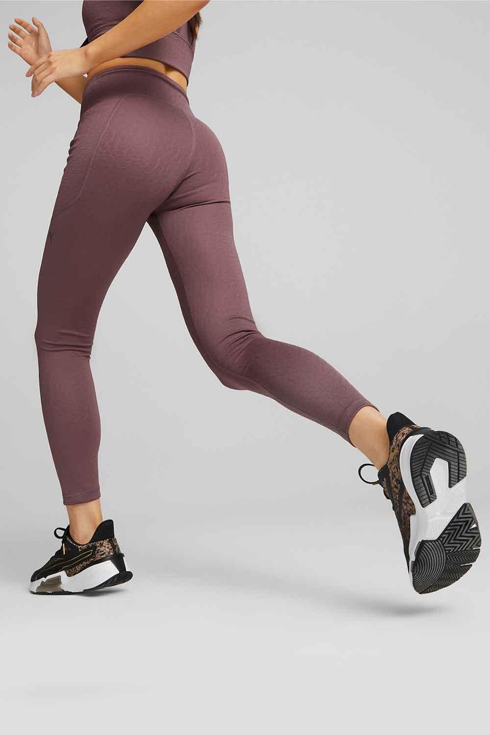 Puma-Flawless High Waist 7/8 Tight Dusty Plum-Tayt-2-Milagron.com