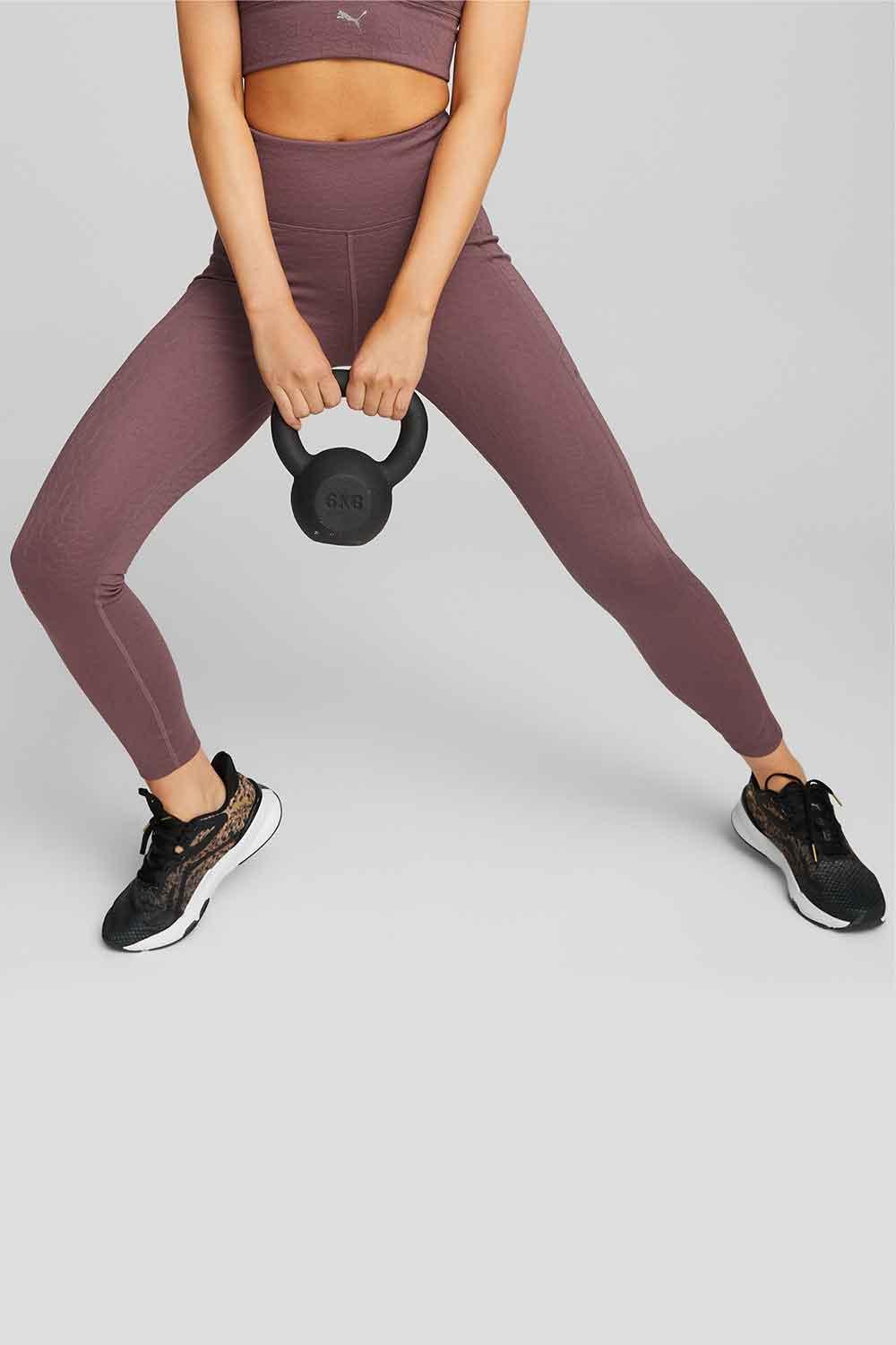 Puma-Flawless High Waist 7/8 Tight Dusty Plum-Tayt-4-Milagron.com